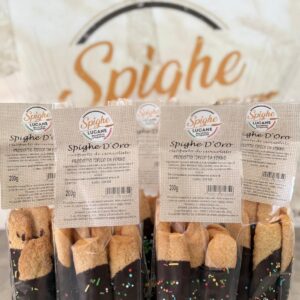 Spighe d’ oro ricoperte di cioccolato fondente