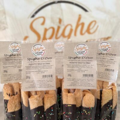 Spighe d’ oro ricoperte di cioccolato fondente