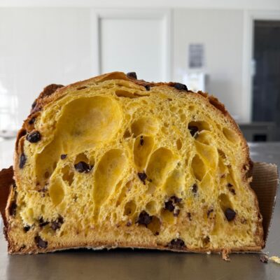 Panettone artigianale cioccolato e pera