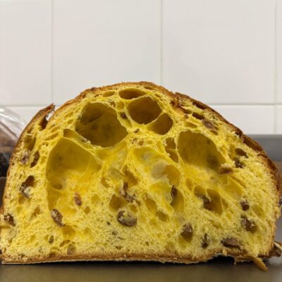 Panettone Artigianale all’ uvetta senza canditi